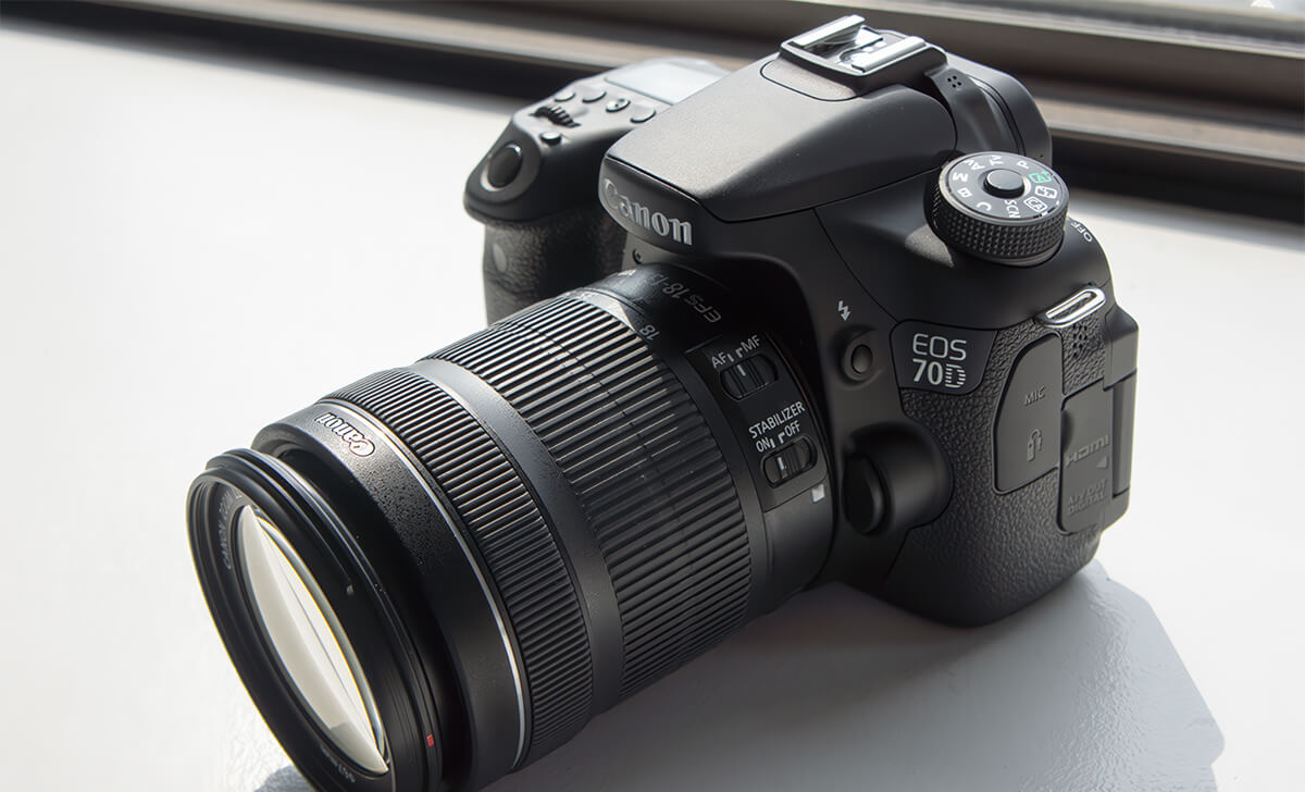 Canon 70D + Lens Kit 18-55STM - Hàng cũ đẹp, giá rẻ, bảo hành 6 tháng